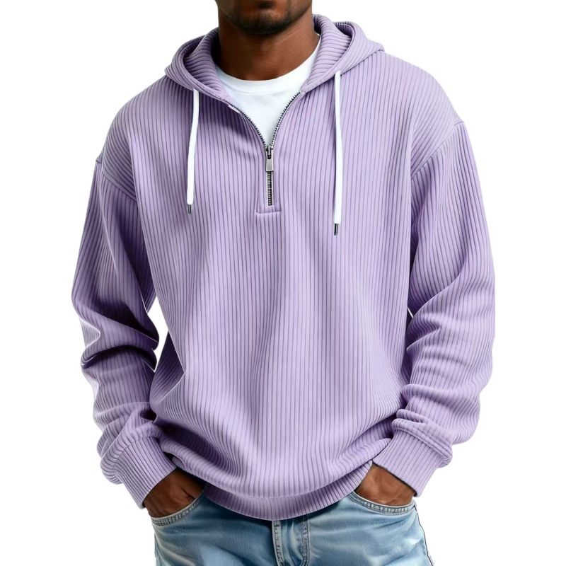 Men's Corduroy Hooded Sweatshirt