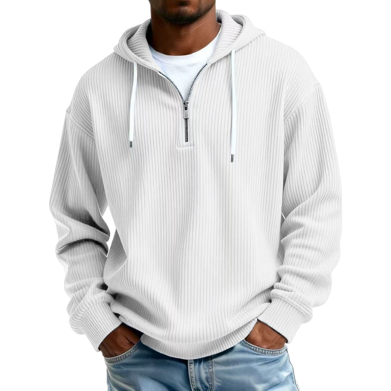 Men's Corduroy Hooded Sweatshirt