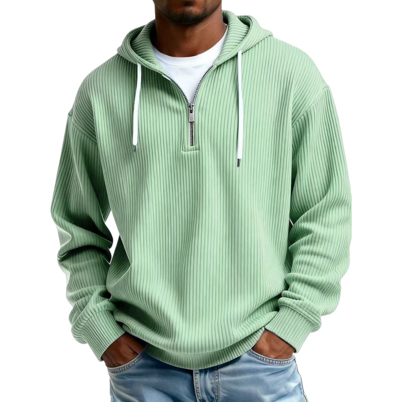 Men's Corduroy Hooded Sweatshirt