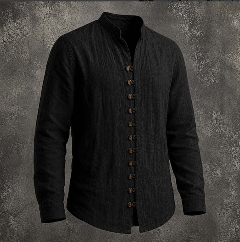 Unisfree Men's linen pullover casual shirt