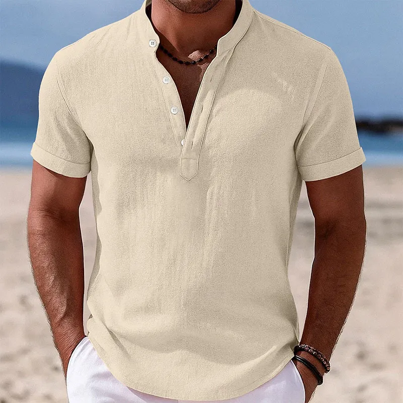 Unisfree Men's linen pullover shirt
