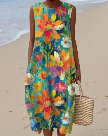 Robe midi Sandra - Tous les jours