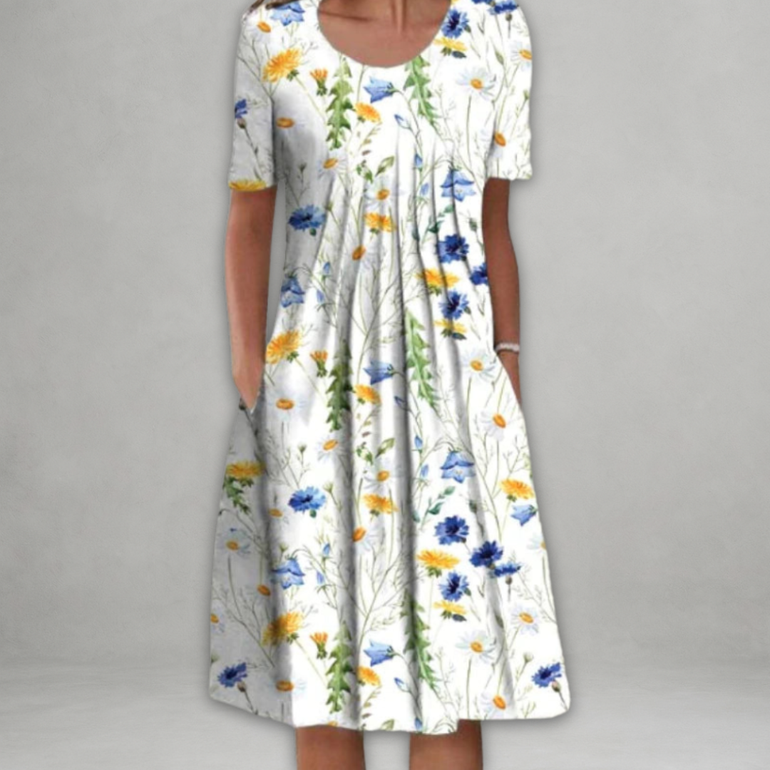 Eira™ – Robe en coton avec ventre couvert