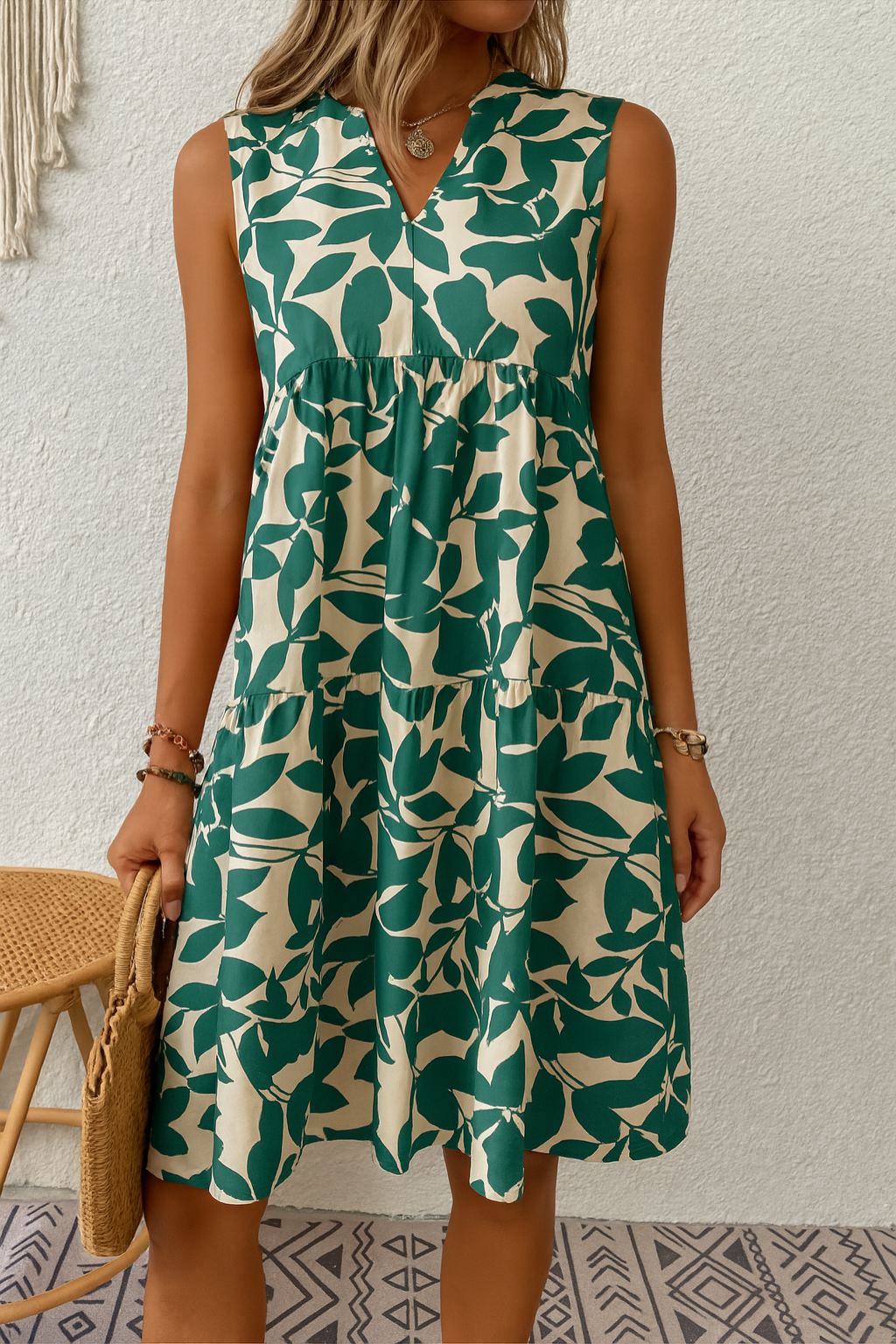 Robe midi chic et estivale Sunelva™