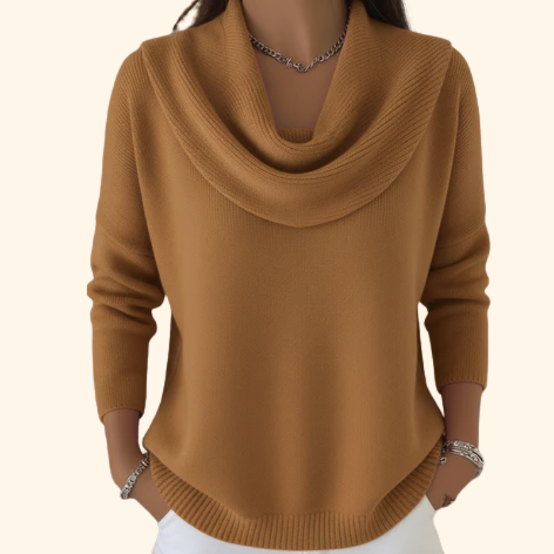 Agda™ – Pull à manches longues doux et élégant
