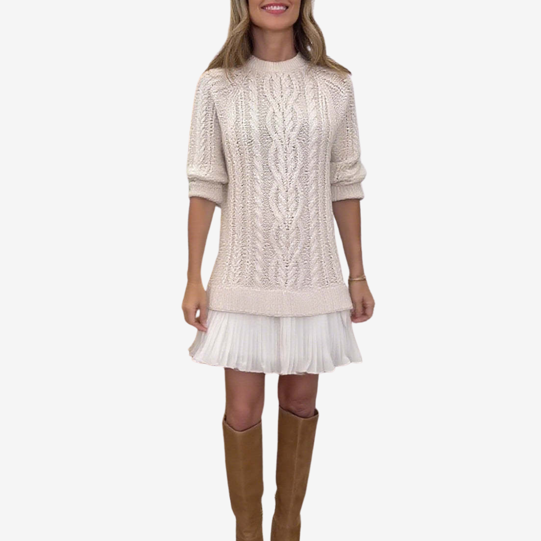 Trivora™ - Robe en maille élégante et chaude