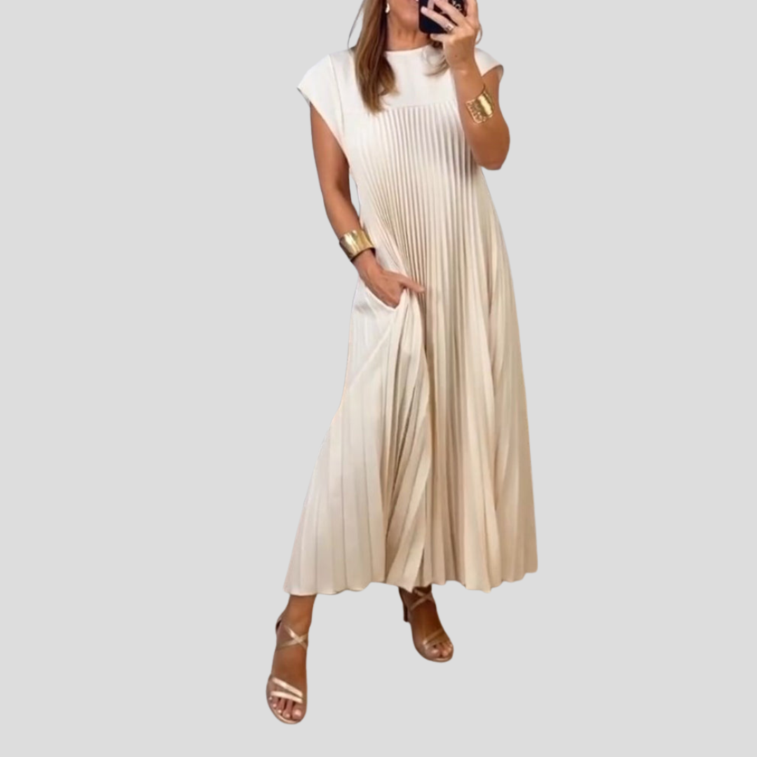 Petra™ – Robe plissée intemporelle et confortable