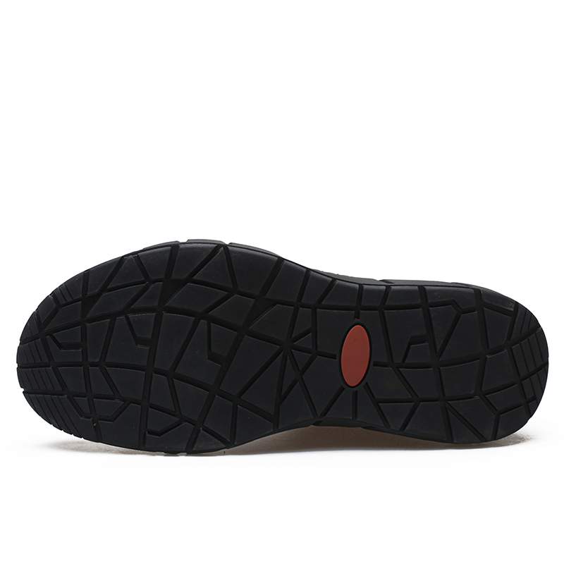 Chaussures de marche pour hommes – Matériau supérieur stable en cuir | Ajustement large au niveau des orteils | Circulation sanguine saine | Support de la voûte plantaire à l'intérieur | Imperméable | Soulagement de la pression