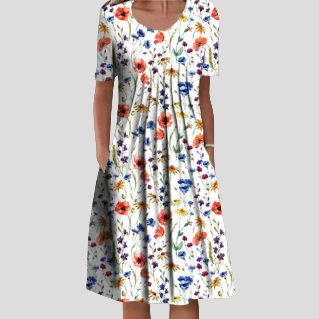 Eira™ – Robe en coton avec ventre couvert
