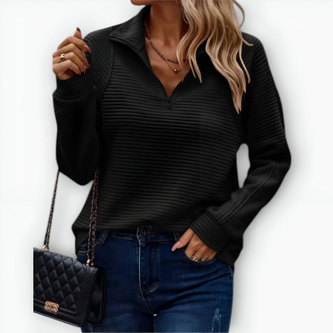 Camila | Pull à demi-zip