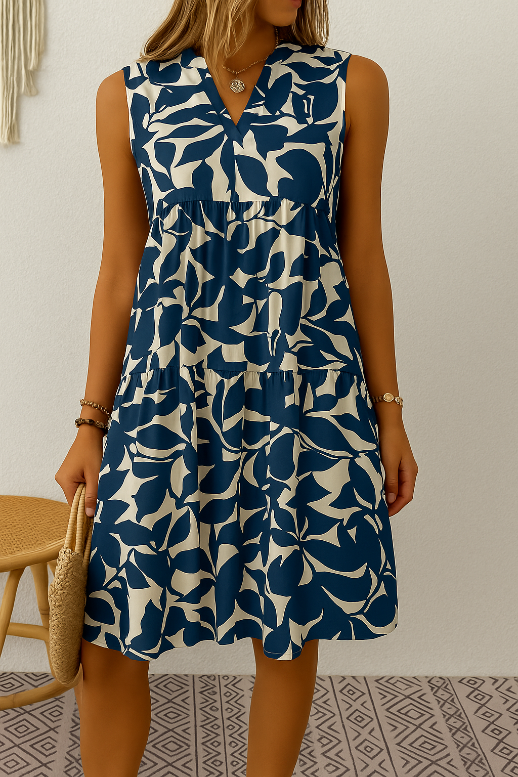 Robe midi chic et estivale Sunelva™