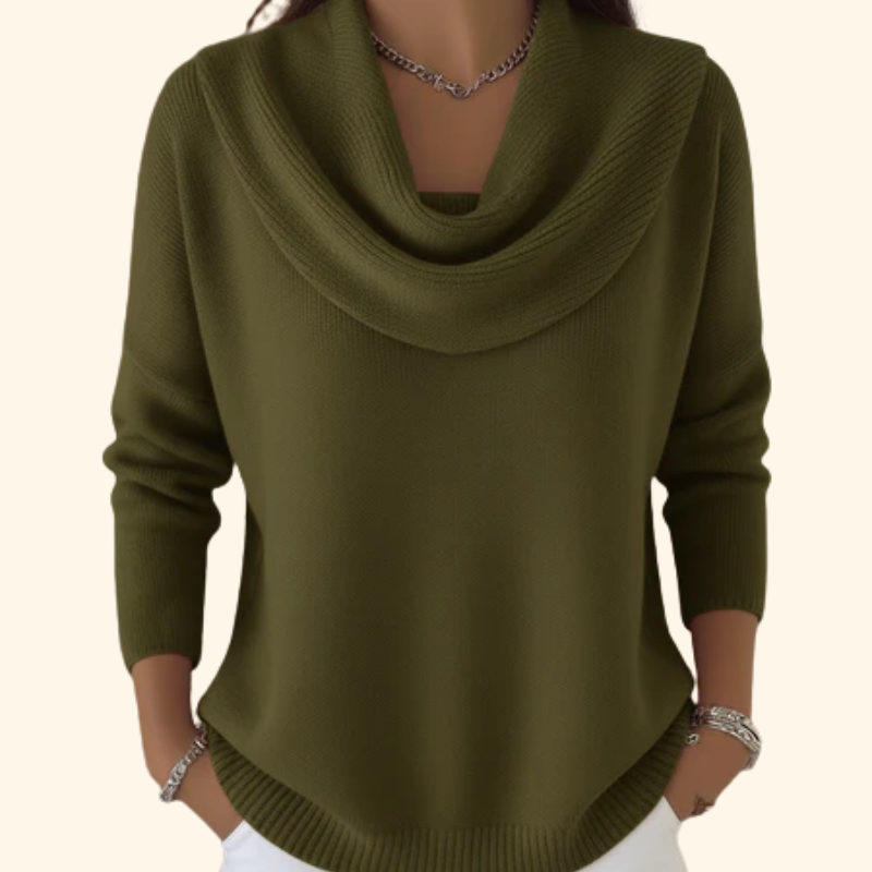 Agda™ – Pull à manches longues doux et élégant