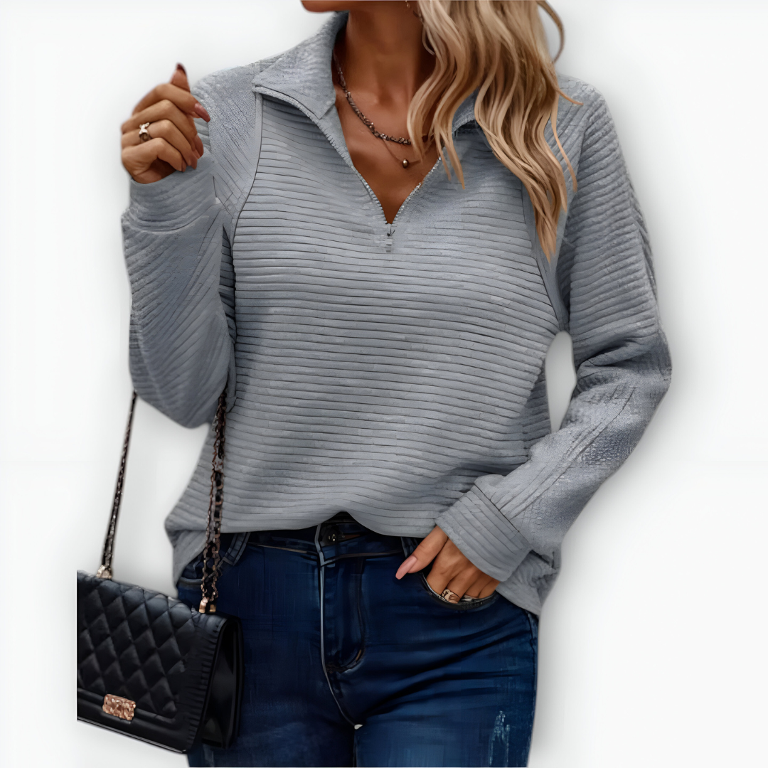 Camila | Pull à demi-zip
