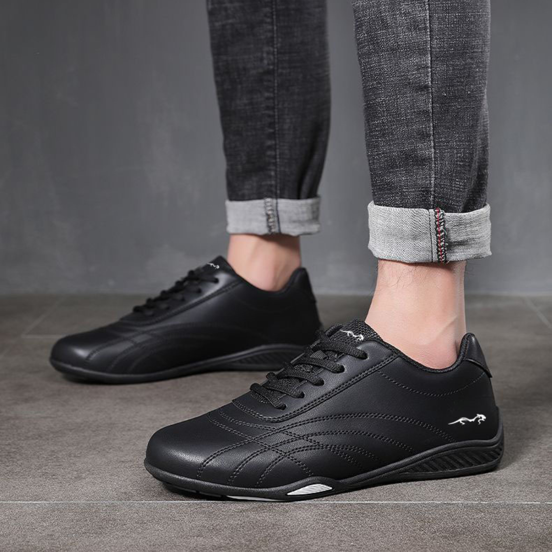 GRW Orthopedic Hommes Mocassins Cuir Imperméable Doux Chaussures Décontractées de Costume