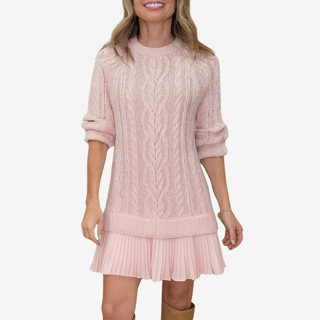 Trivora™ - Robe en maille élégante et chaude