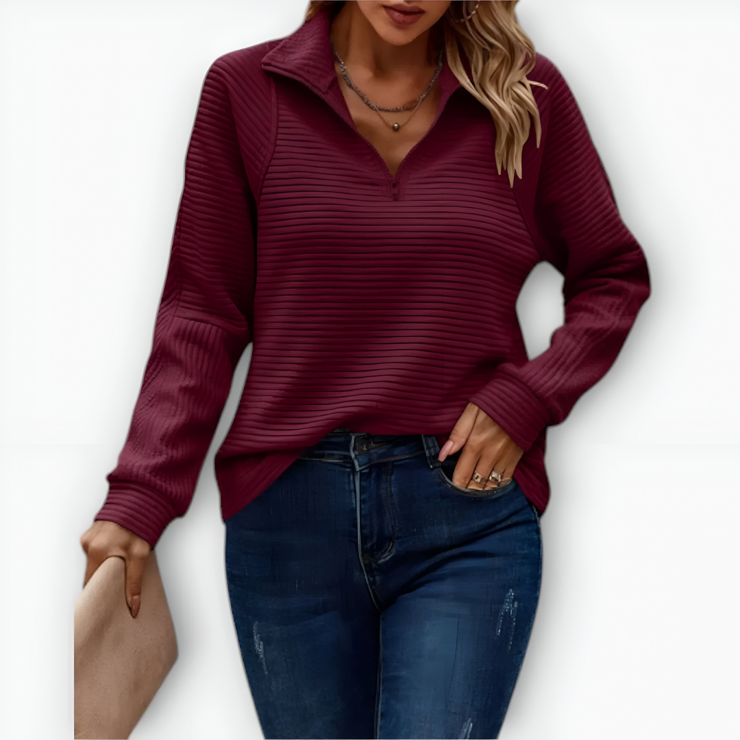 Camila | Pull à demi-zip