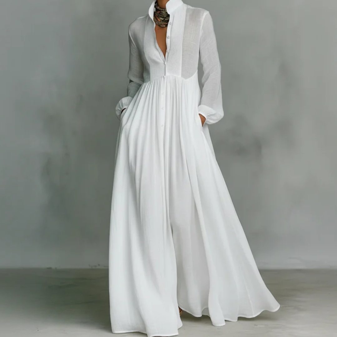 Gail™ - Robe maxi minimaliste
