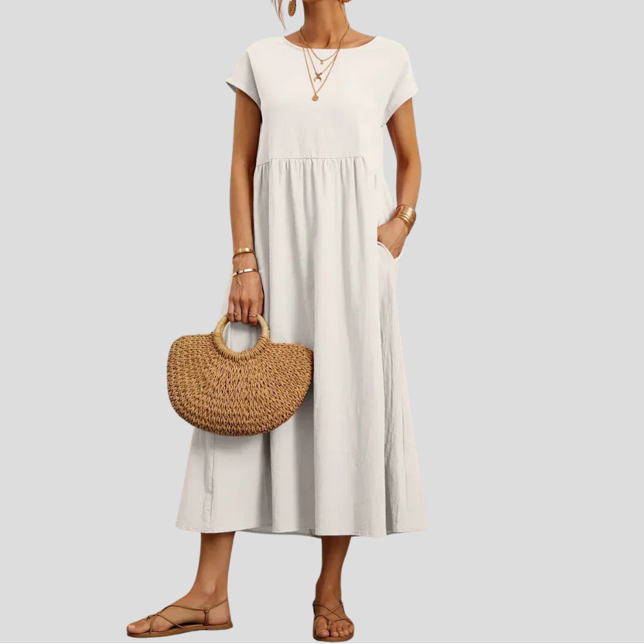 Anna™ – Robe midi décontractée et élégante