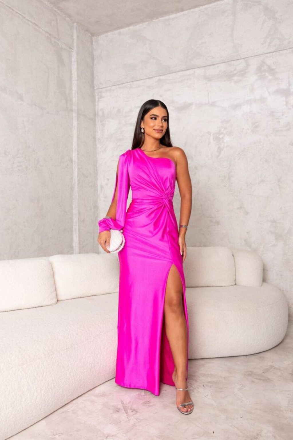Dorie™ - Robe asymétrique à longue fente