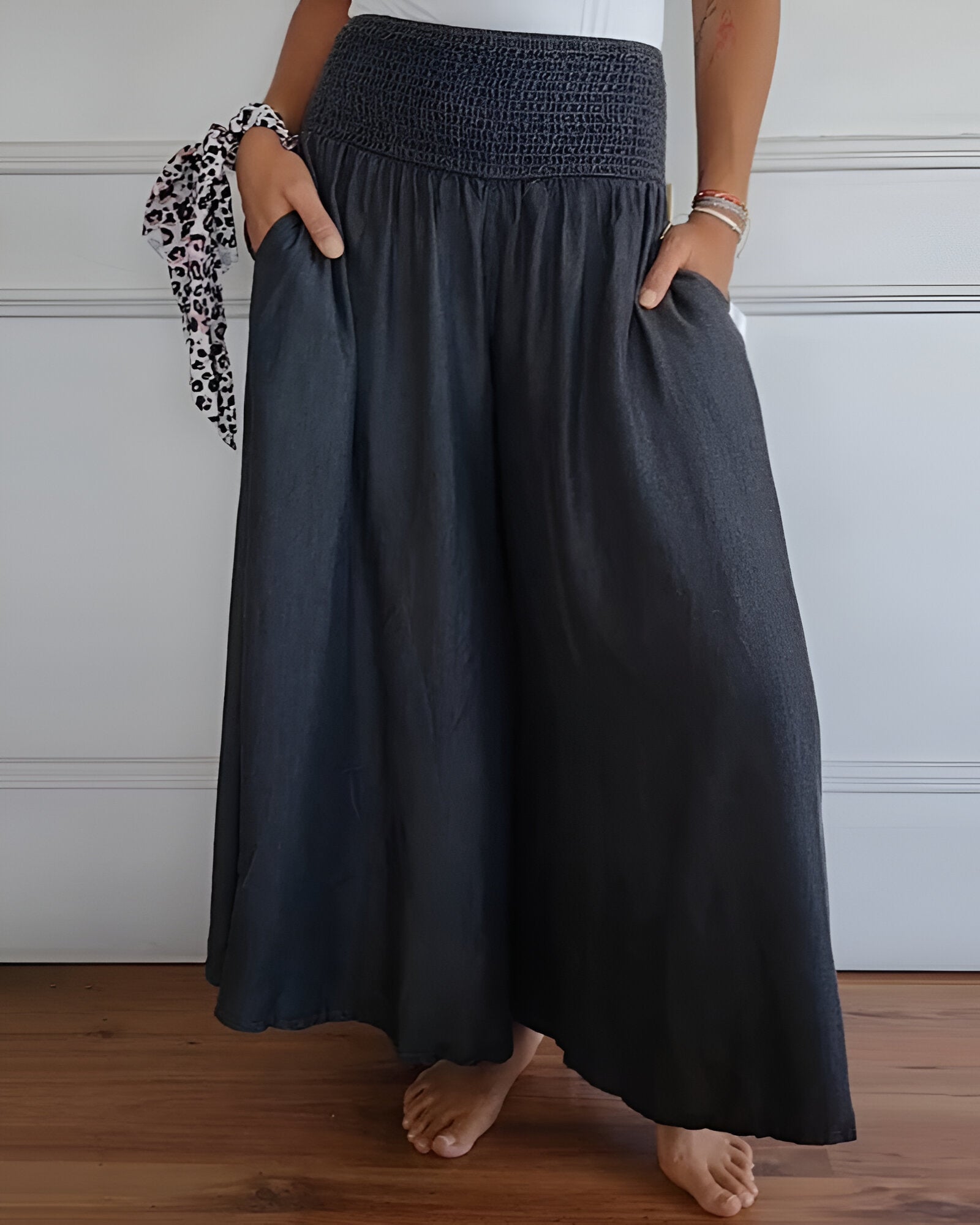 Éléonore™ - Elastische, Modische, Lockere Hose mit Taschen