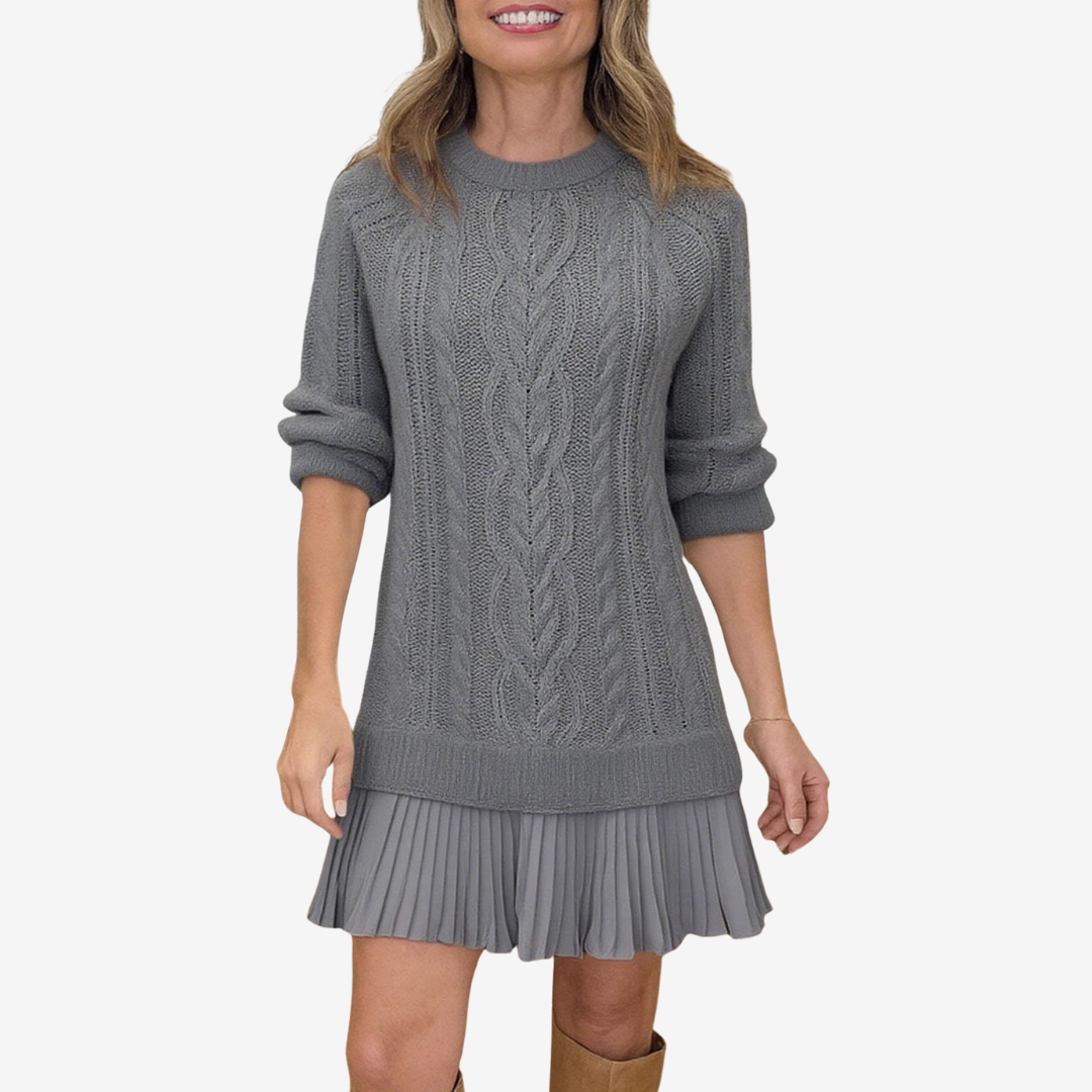 Trivora™ - Robe en maille élégante et chaude