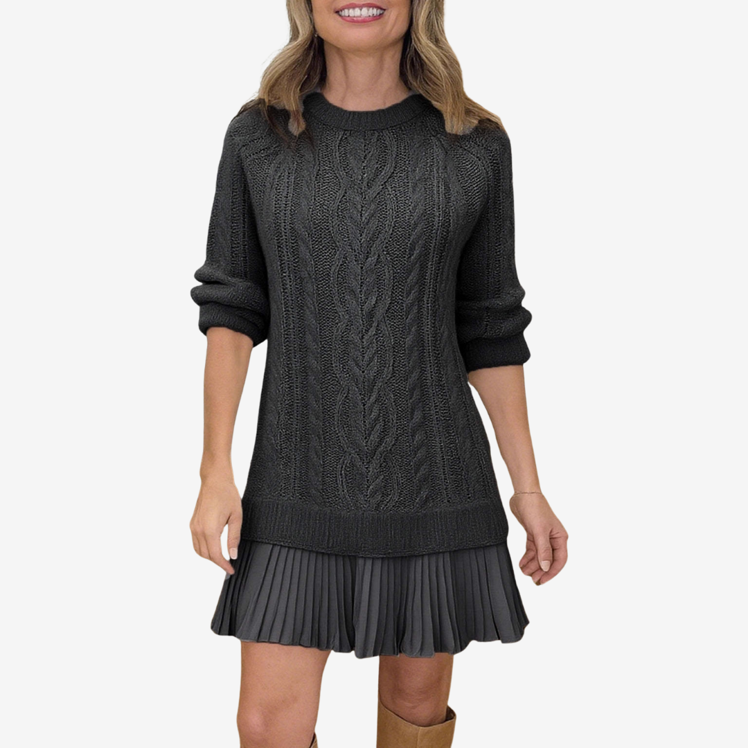 Trivora™ - Robe en maille élégante et chaude