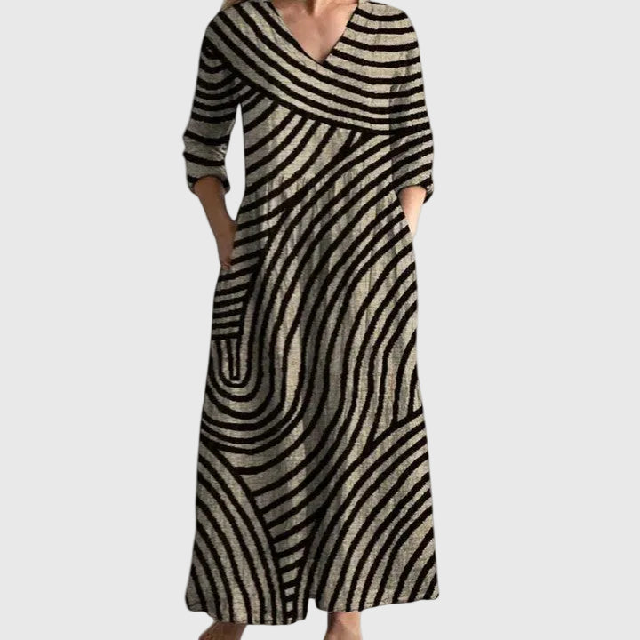 Jerica™ - Robe midi fluide et élégante