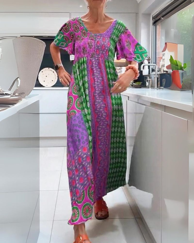 Ash™ - Robe bohème colorée