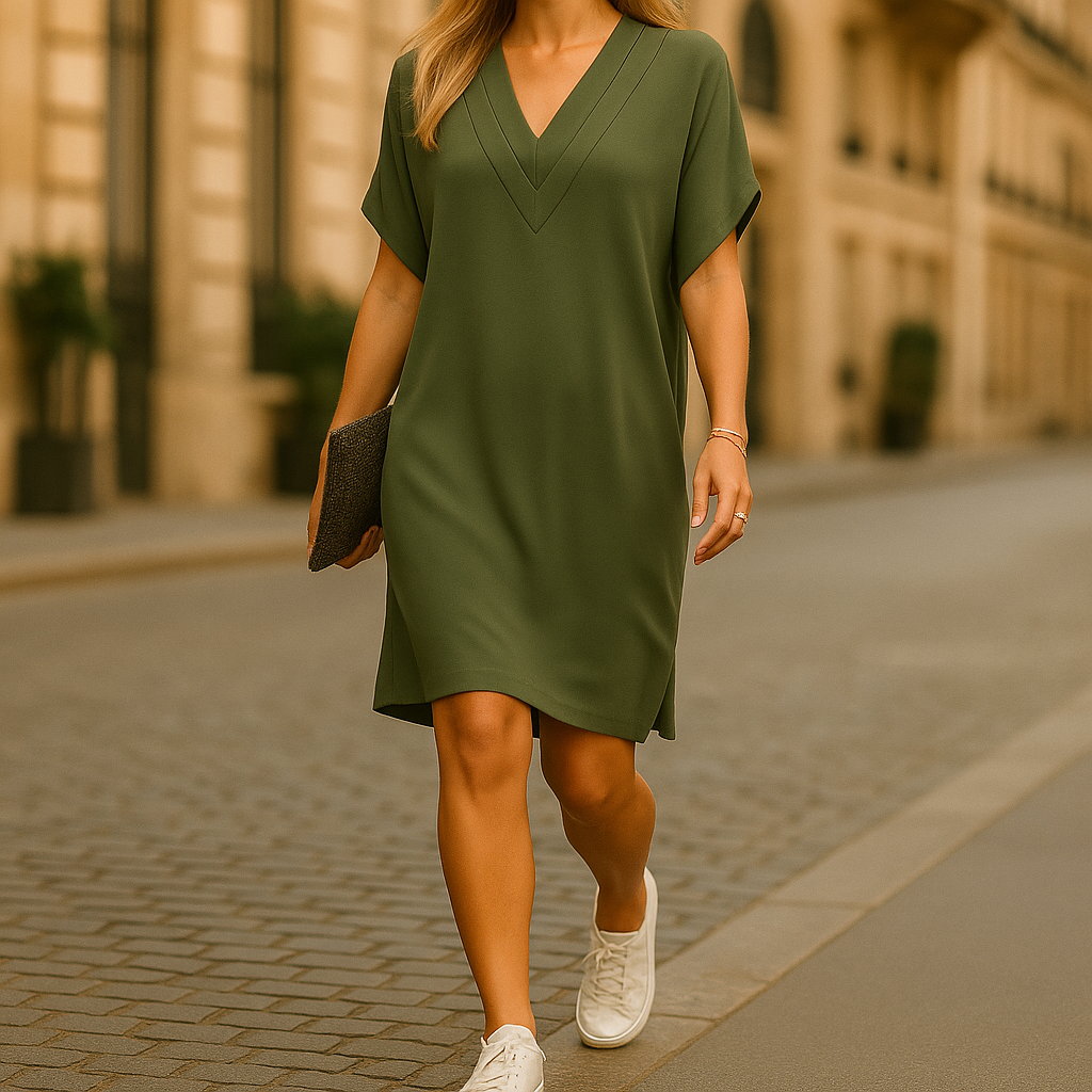 Ophelia™ – Robe portefeuille élégante à col en V
