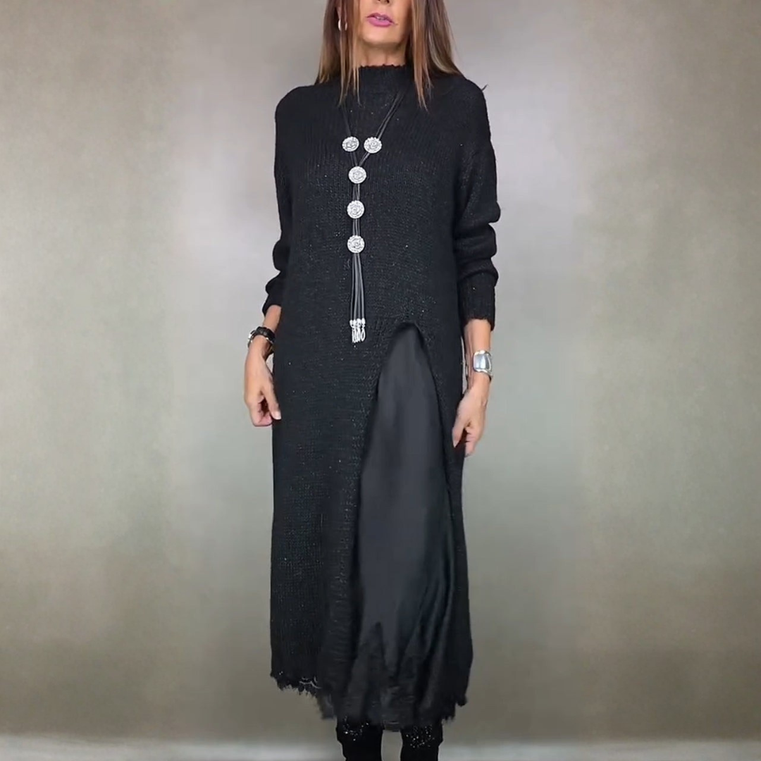 Artone™ - Ensemble Élégant en Deux Pièces – Pull Long et Robe Assortie