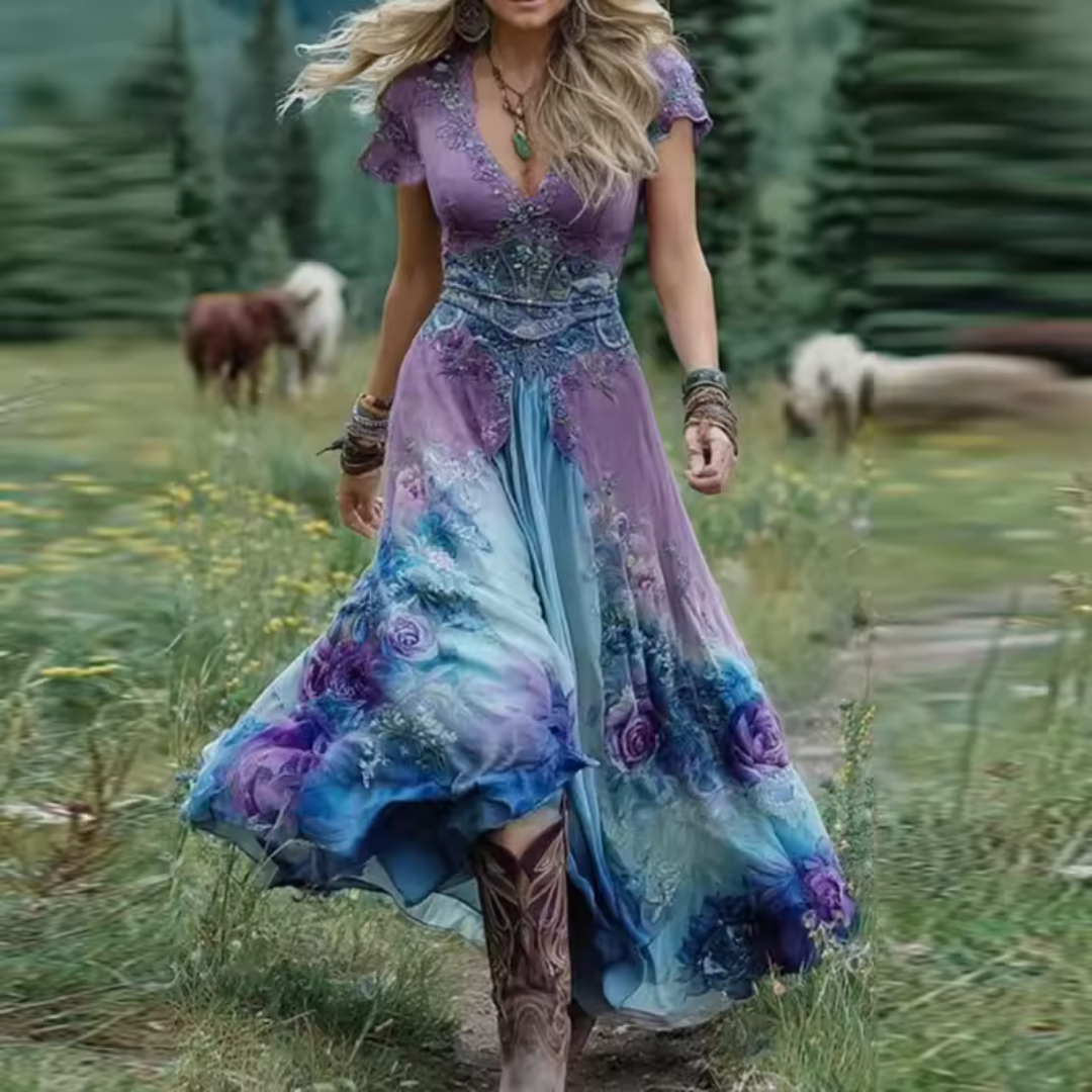 Florenza™ - Robe florale élégante et fluide