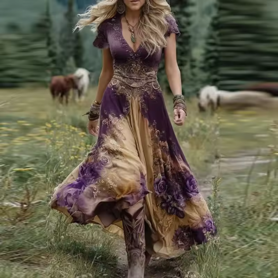 Florenza™ - Robe florale élégante et fluide