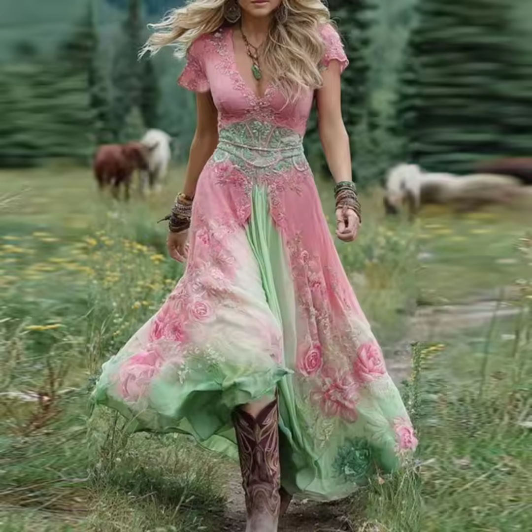 Florenza™ - Robe florale élégante et fluide