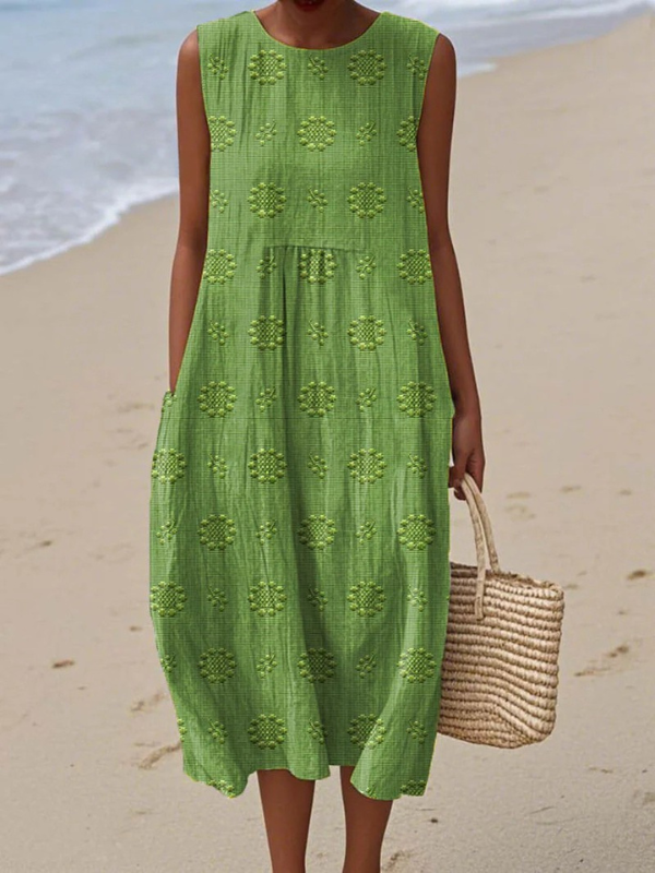 Robe midi Isla - Brise du quotidien