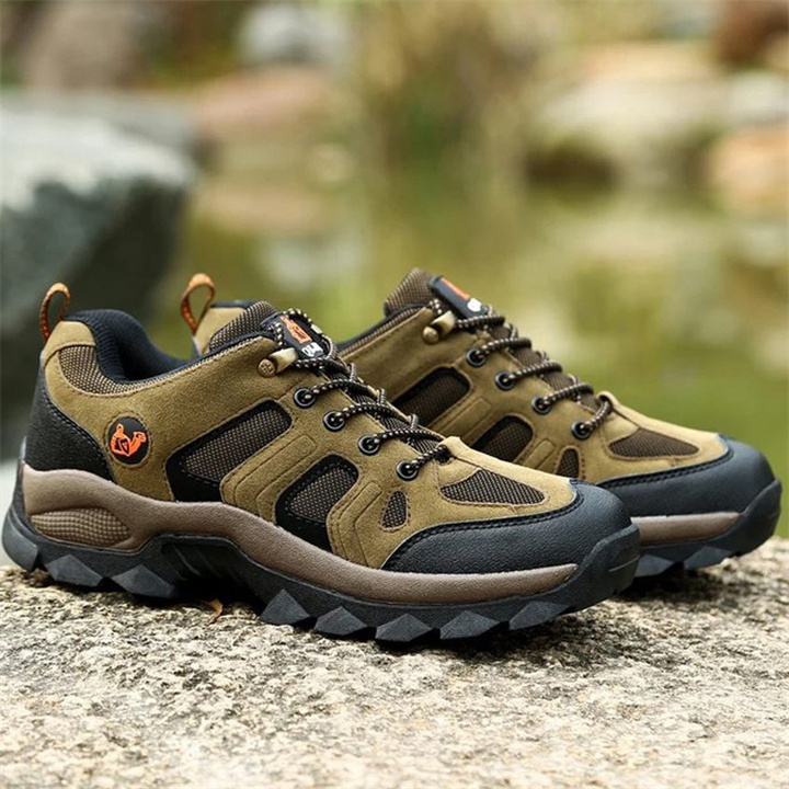 Chaussures de marche orthopédiques confortables pour hommes en cuir véritable (recommandées par la Cleveland Clinic)