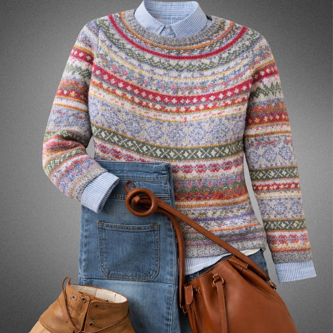 Keos™ – Pull en maille nordique traditionnelle