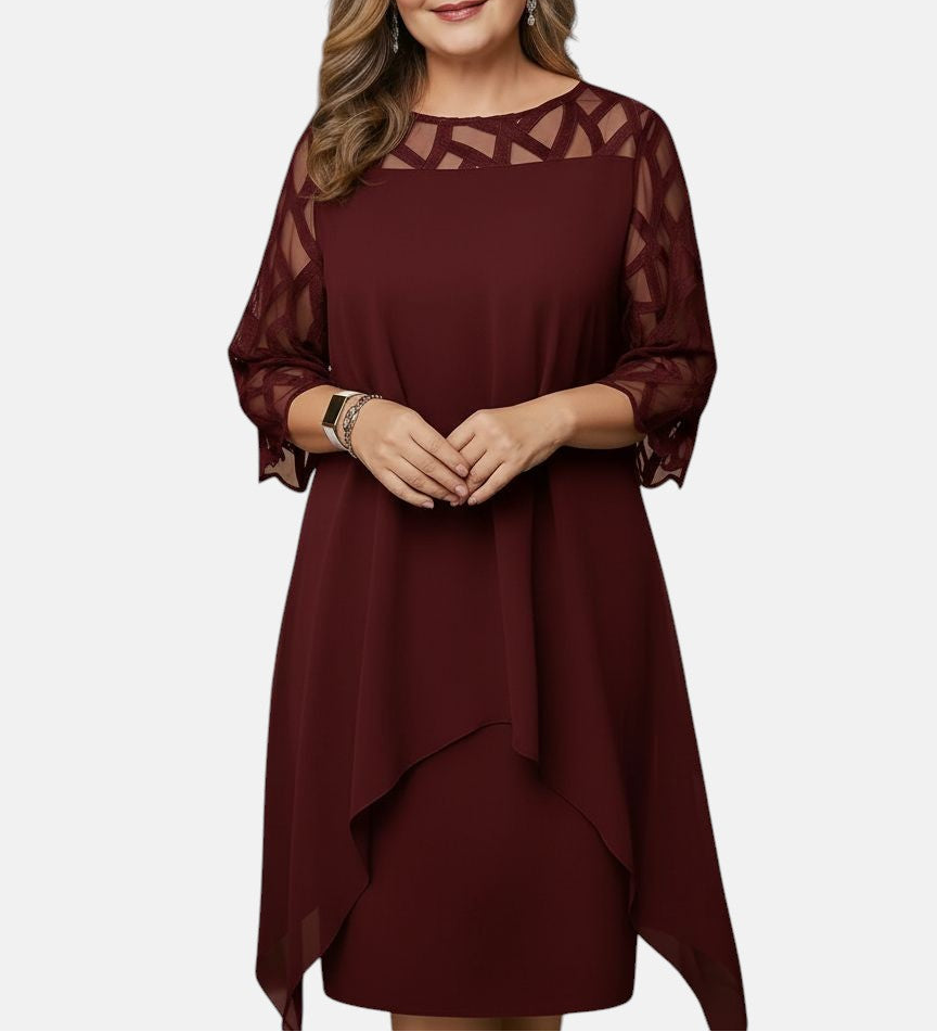 Yolanda™ - Robe midi élégante et confortable
