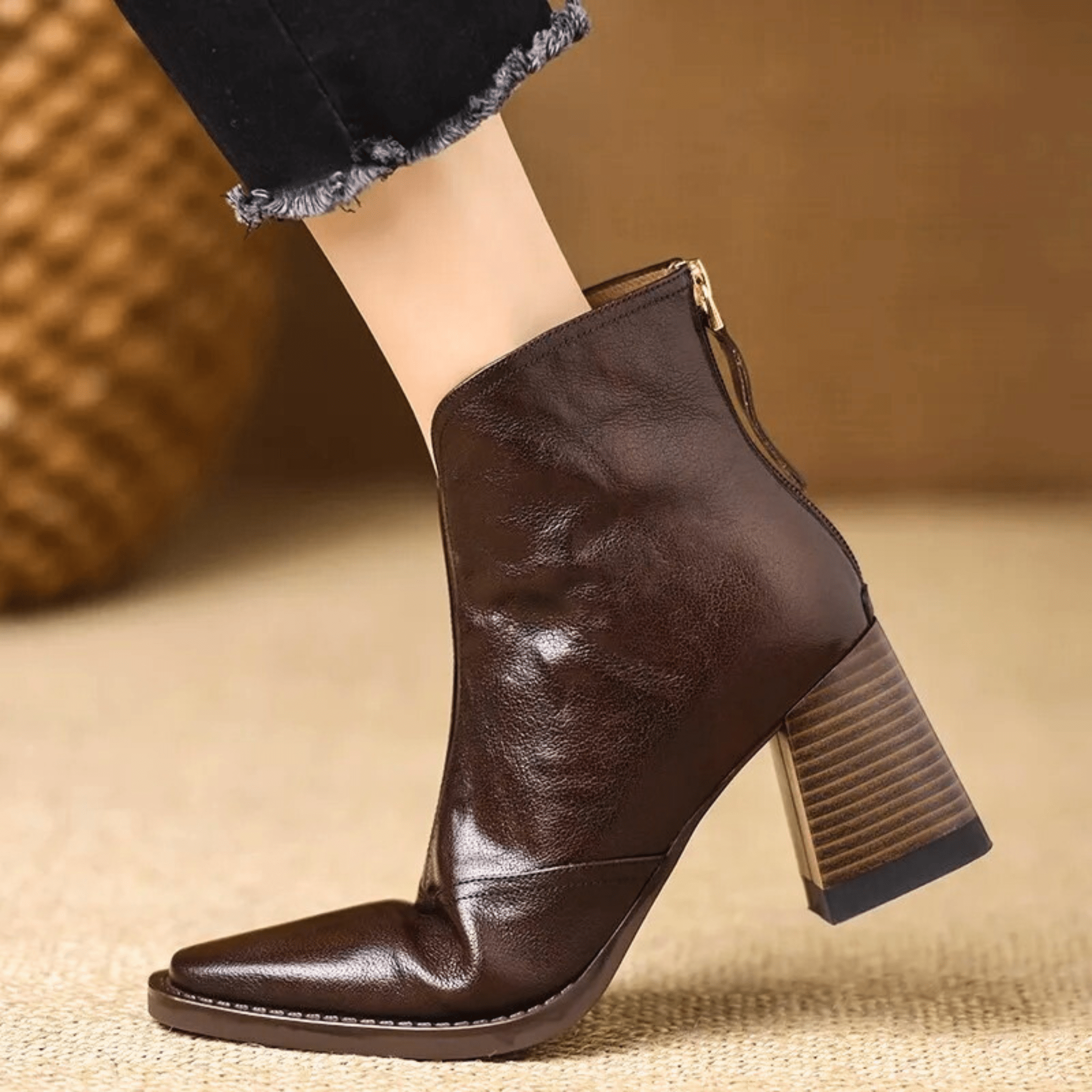 Cilla™ – Orthopädisch inspirierte Stiefeletten mit komfortablem Mittelabsatz
