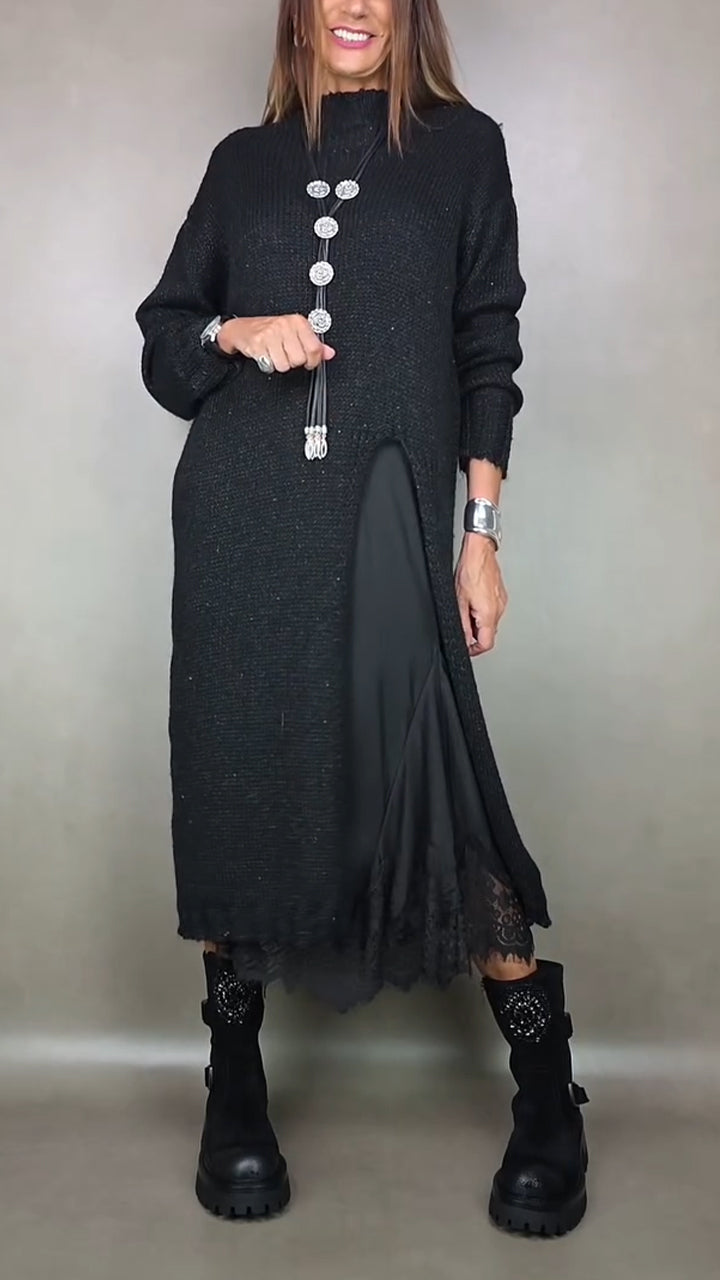 Artone™ - Ensemble Élégant en Deux Pièces – Pull Long et Robe Assortie