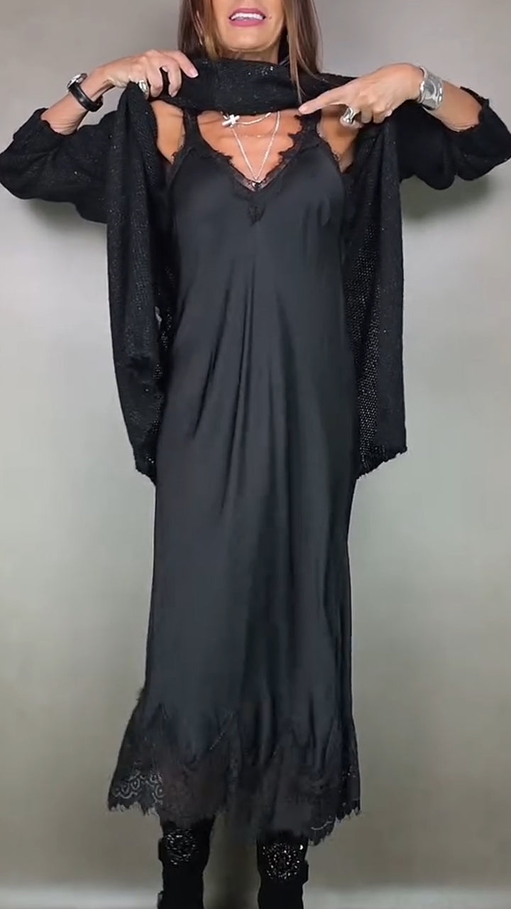 Artone™ - Ensemble Élégant en Deux Pièces – Pull Long et Robe Assortie