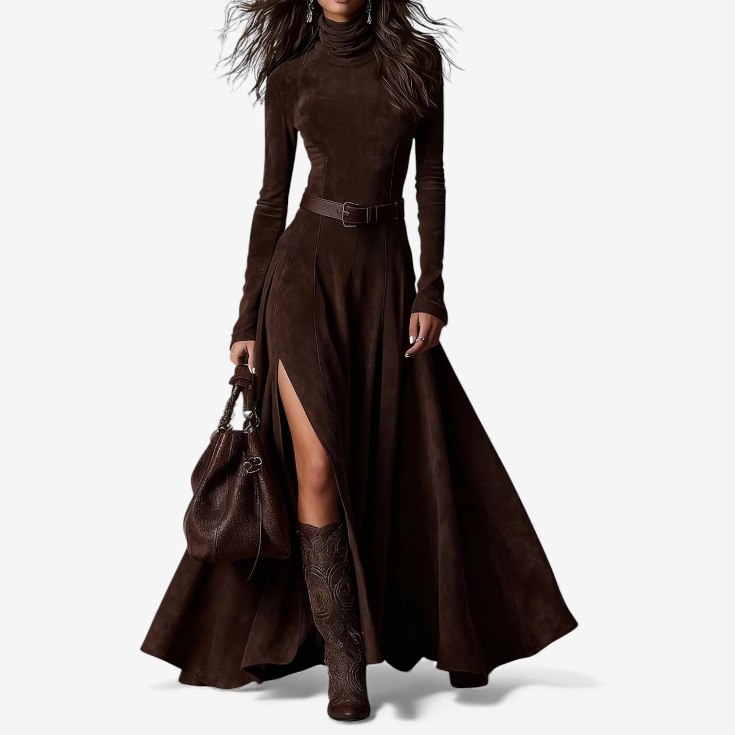Belinda™ – Robe longue élégante avec une silhouette fluide