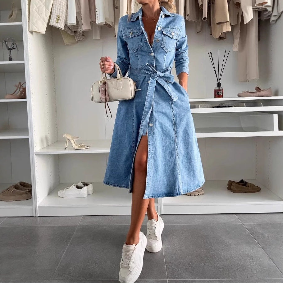 Jely™ – Robe maxi à manches longues