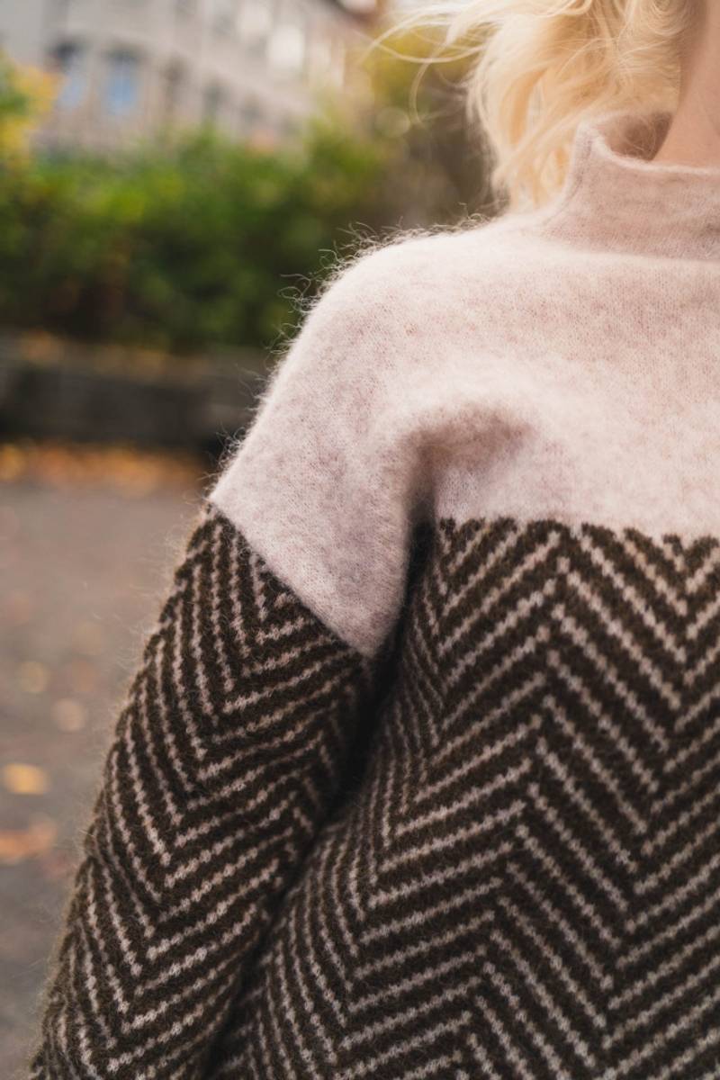 Fleur | Pull à col roulé premium en tricot de qualité supérieure