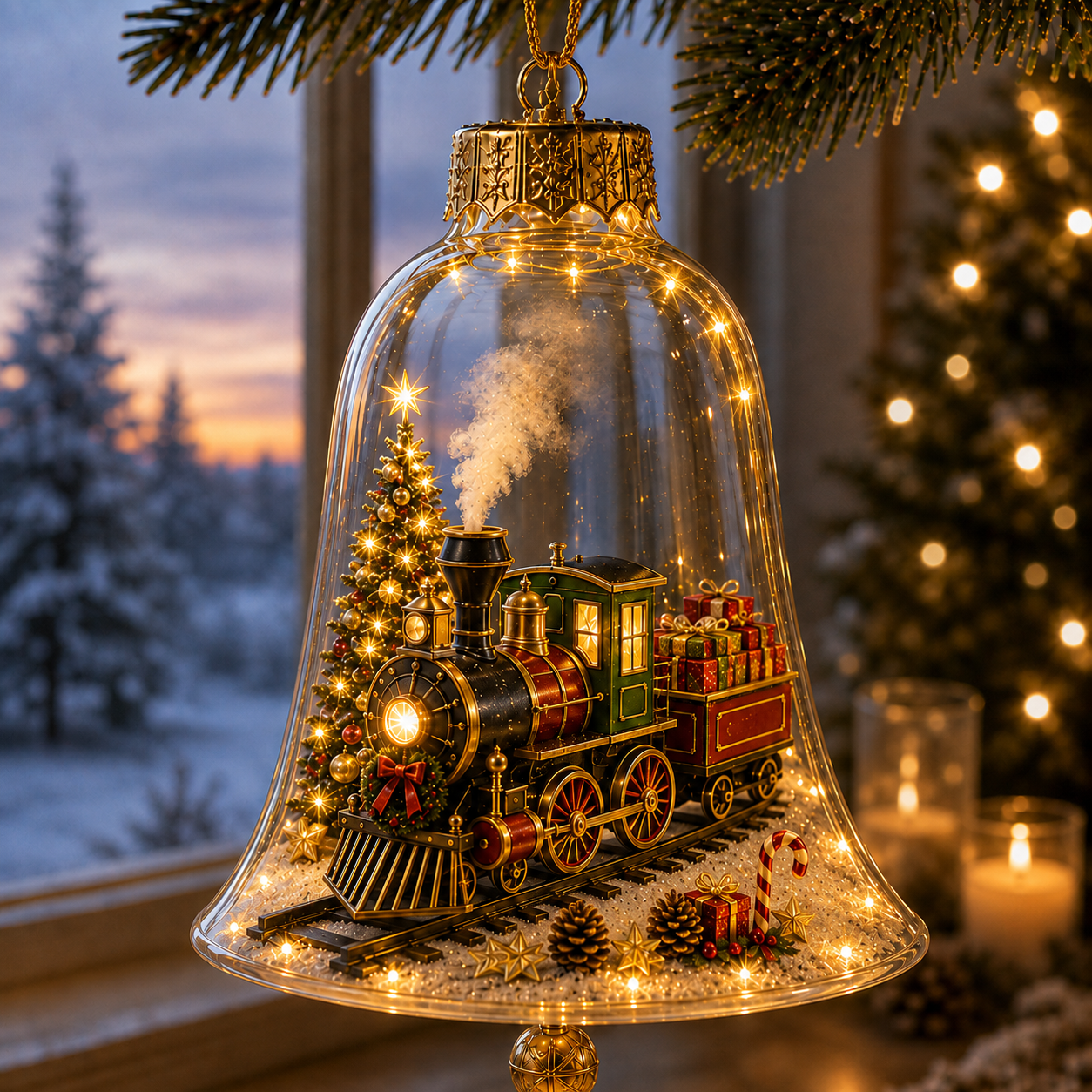 🔥 Last Day 69% OFF 🔥 🔔 Glowing Christmas Bell – A Magical Light-Up Holiday Decoration ✨