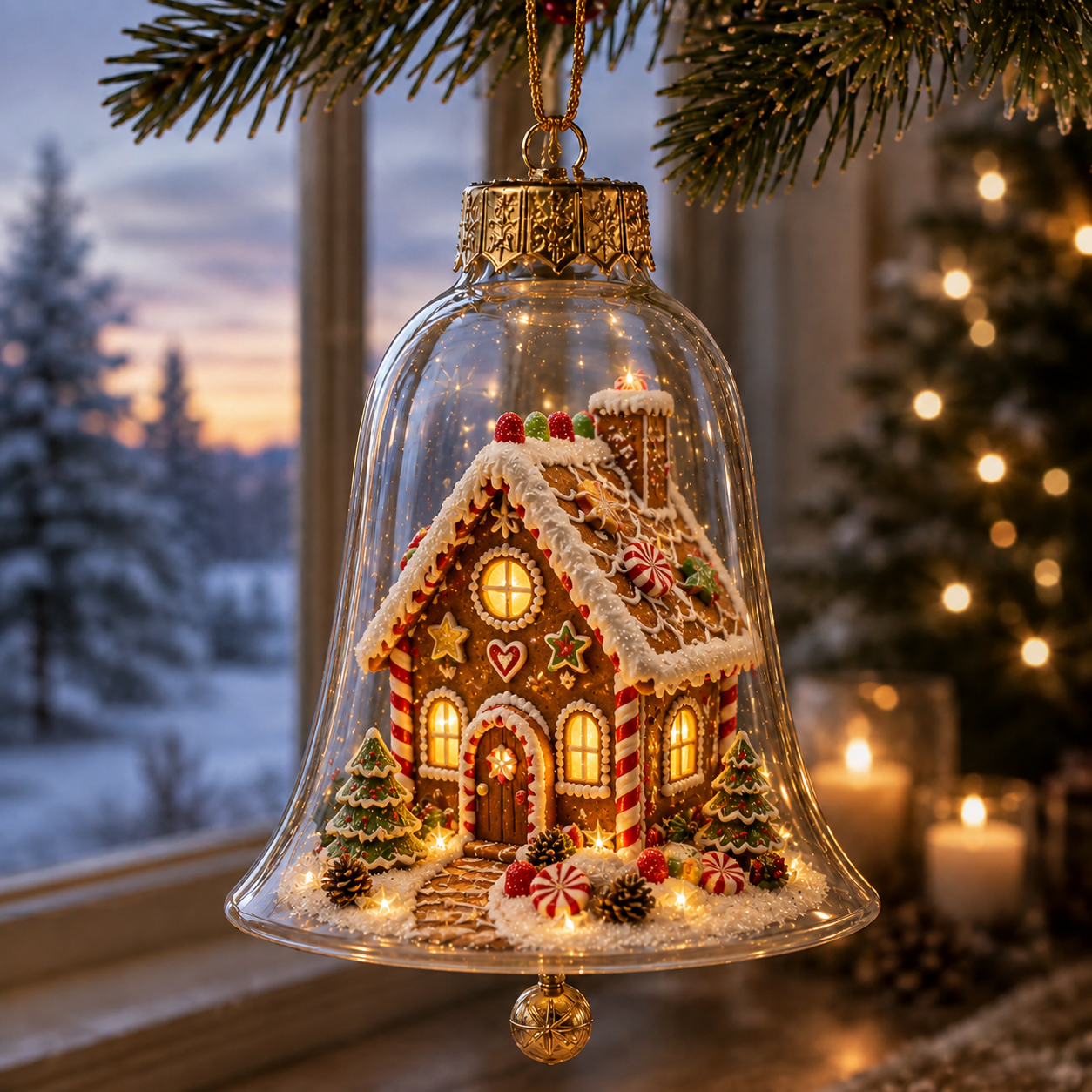 🔥 Last Day 69% OFF 🔥 🔔 Glowing Christmas Bell – A Magical Light-Up Holiday Decoration ✨