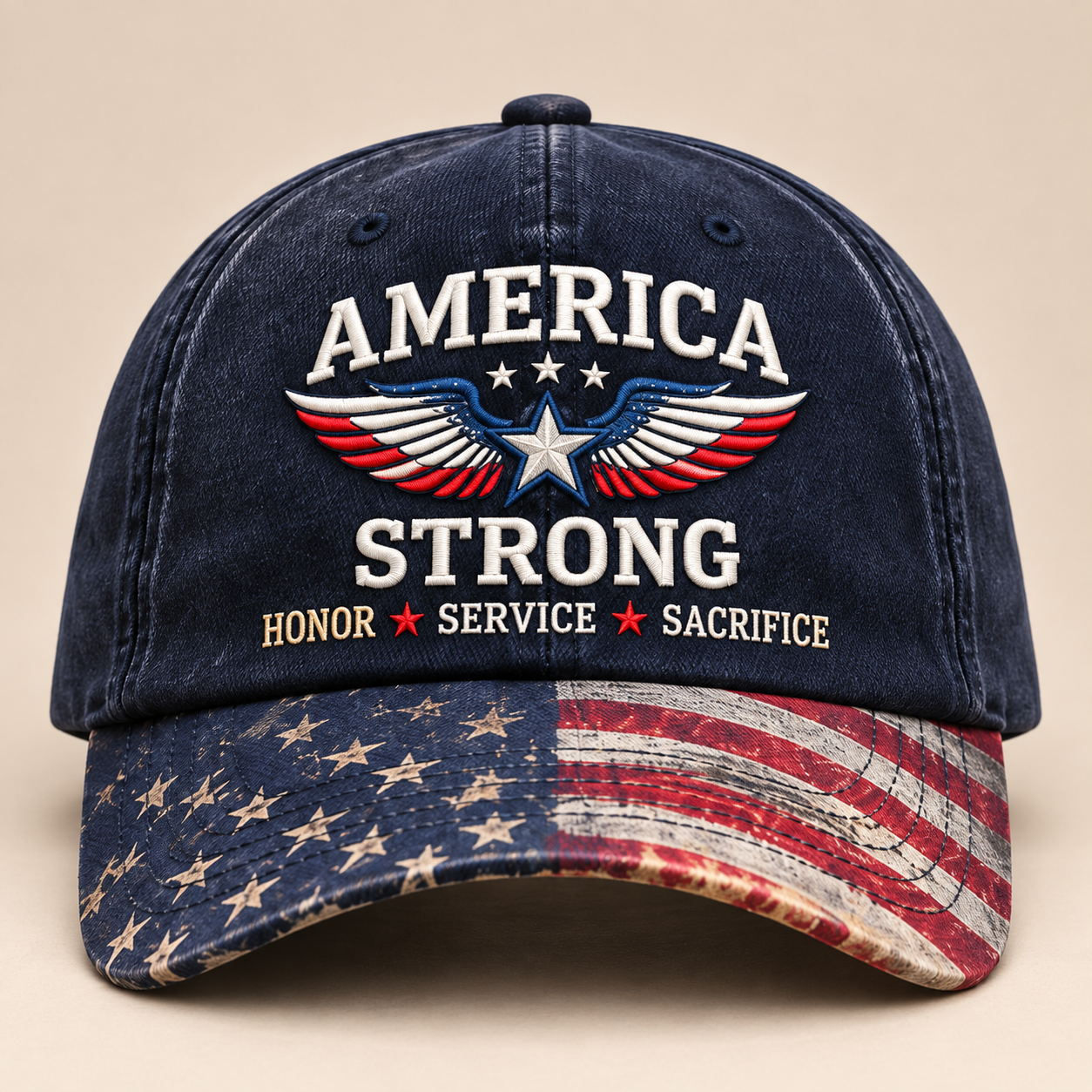 Veterans Day patriotic cap – 05 america strong png