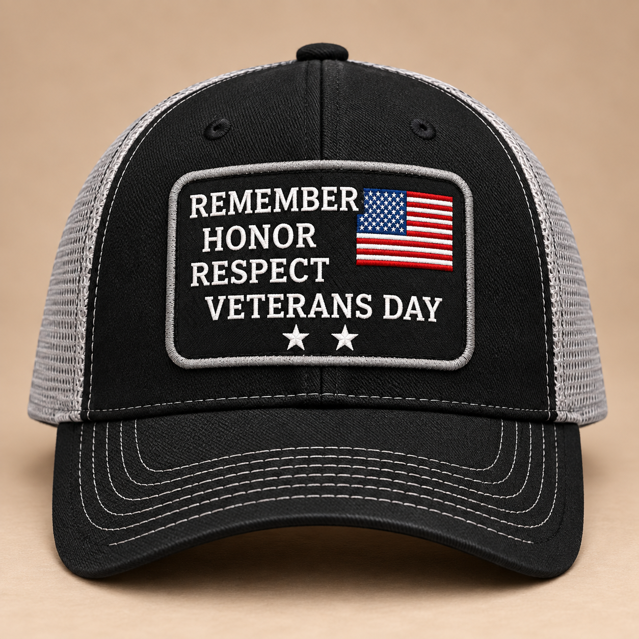 Veterans Day patriotic cap – 06 remember honor respect png