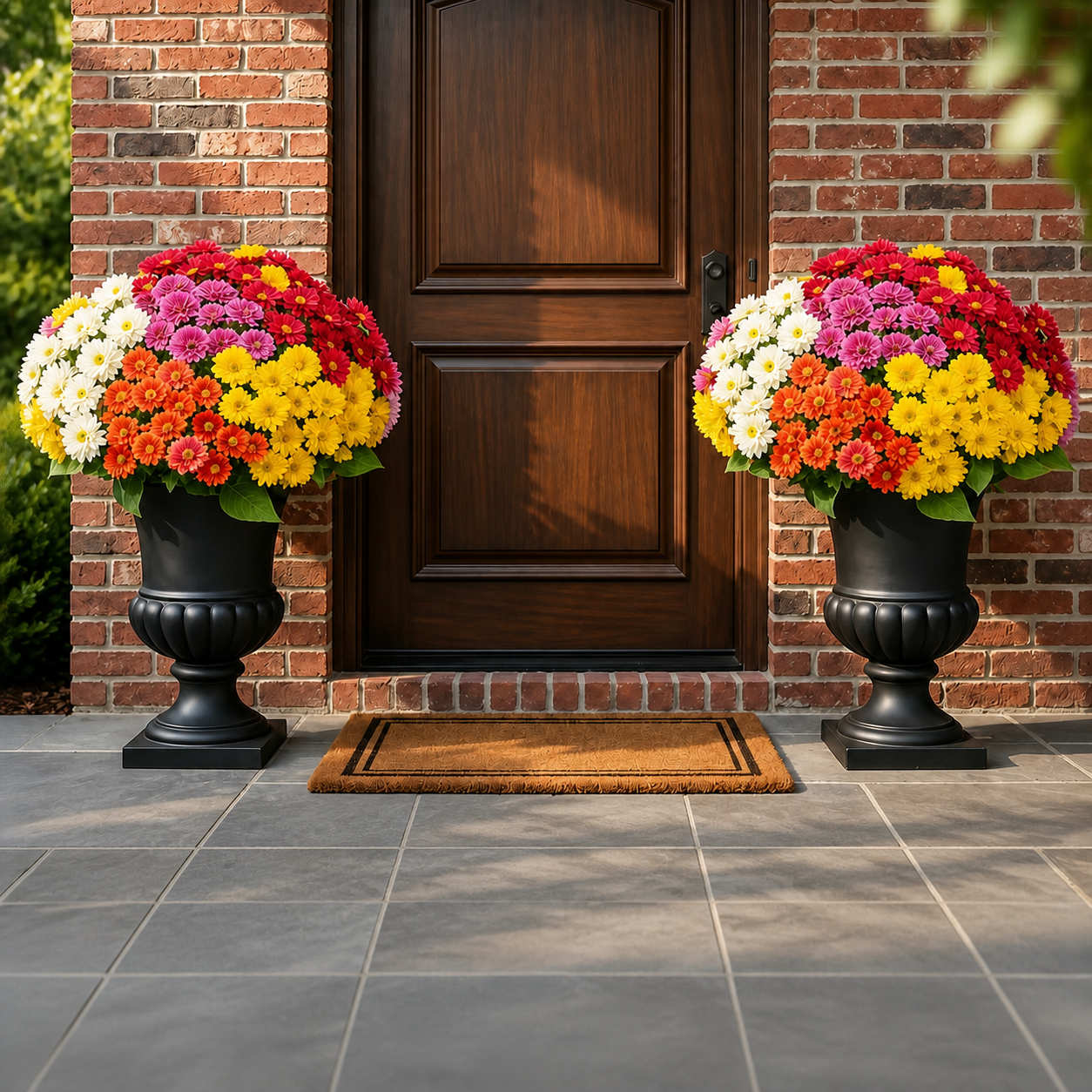 Mixed 5 Colors - 2 Packs - 10 Bundles - flowers only, planters not included