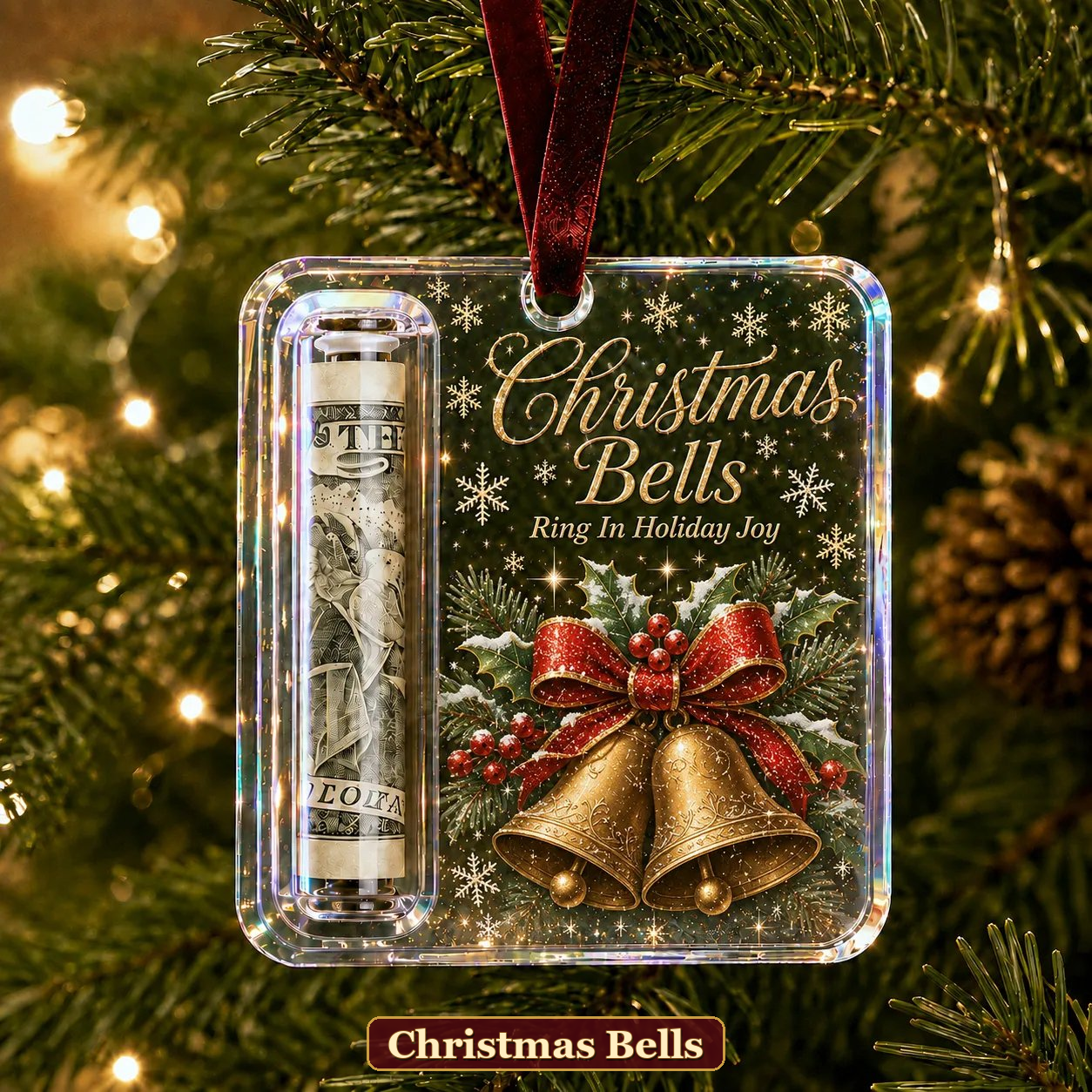 🔥LAST DAY 50% OFF - 🎄Christmas Cash Gift Ornament- Make Cash Feel Like A Real Christmas Gift💵