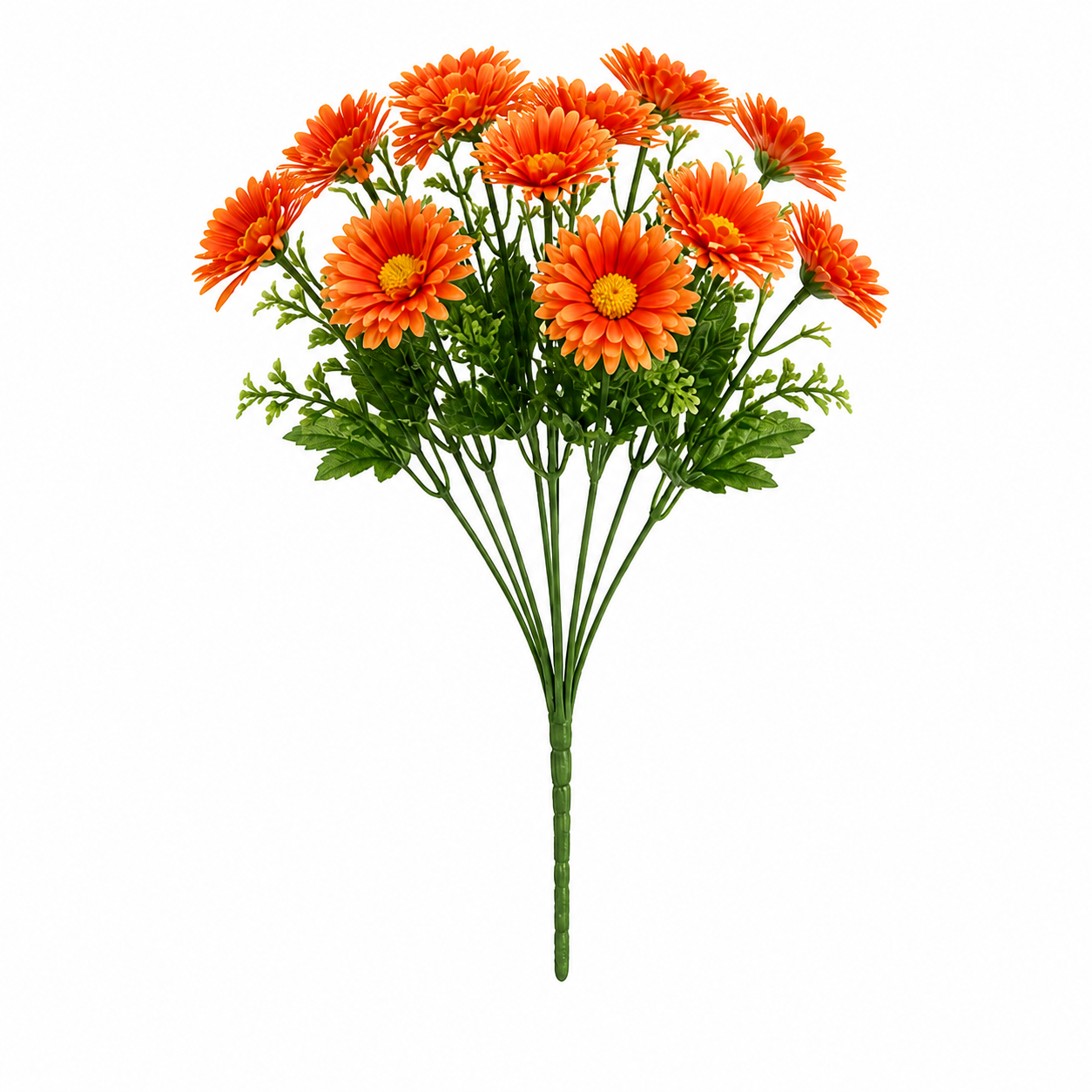 One bundle size: 12.6 by 5.9 inches; one pack includes 5 bundles; planter not included